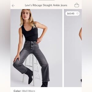 Free People Ribcage Straight Ankle Jean